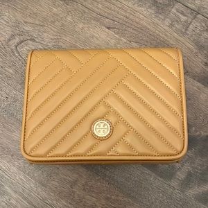 NWT Tory Burch Alexa Combo Crossbody Aged Vachetta